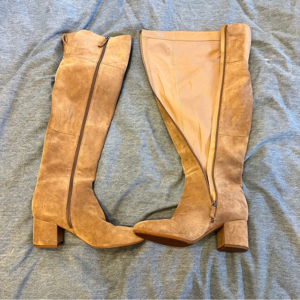 Franco Sarto Suede Leather boots